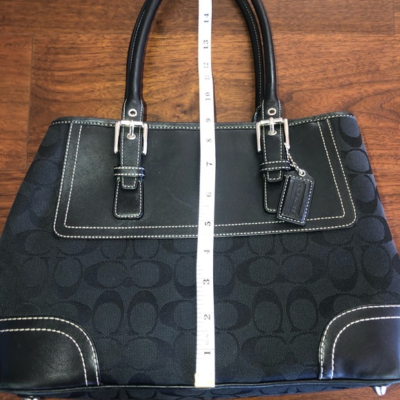Coach purse, black - Picture 6 of 8